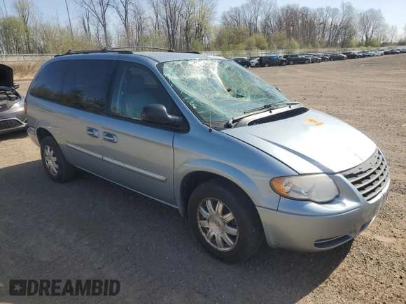 2005 Chrysler Town & Country Touring with VIN 2C4GP54L95R562827, listed as a Copart auction lot 54686275 with 91,032 mi miles and Clean Title. Bid and sale history available at carsss.com. Image 4.