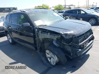 2018 Volkswagen Atlas SE with VIN 1V2CR2CA5JC571436, listed as a IAAI auction lot 42517629 with 77,559 mi miles and . Bid and sale history available at DreamBid. Image 1.