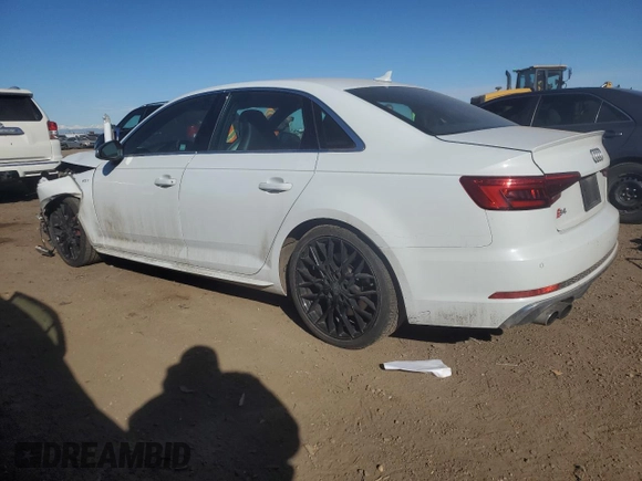 2018 Audi S4 Premium Plus with VIN WAUB4AF43JA003478, listed as a Copart auction lot 47081215 with 97,548 mi miles and Non Repairable. Bid and sale history available at carsss.com. Image 2.