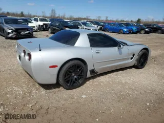 2001 Chevrolet Corvette Z06 with VIN 1G1YY12S215102980, listed as a Copart auction lot 51222605 with 78,661 mi miles and Salvage Title. Bid and sale history available at carsss.com. Image 3.