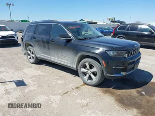 2021 Jeep Grand Cherokee Limited z VIN 1C4RJJBG5M8183794, wystawiony jako IAAI lot #41850759 z przebiegiem 83 822 mil mil oraz . Historia ofert i sprzedaży dostępna na DreamBid. Obrazek 1.