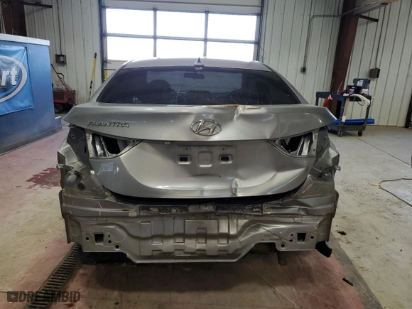 2016 Hyundai Elantra SE with VIN 5NPDH4AE3GH739453, listed as a Copart auction lot 50369545 with 154,018 mi miles and Non Repairable. Bid and sale history available at carsss.com. Image 6.