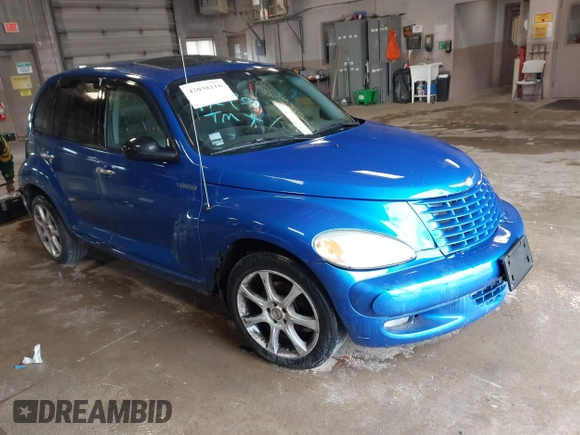 2003 Chrysler PT Cruiser GT z VIN 3C8FY78G23T600750, wystawiony jako IAAI lot #42038118 z przebiegiem 190 523 mil mil oraz . Historia ofert i sprzedaży dostępna na DreamBid. Obrazek 1.