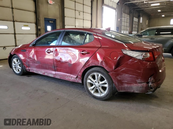 2012 Kia Optima EX with VIN 5XXGN4A76CG070947, listed as a Copart auction lot 50902065 with 201,920 mi miles and Salvage Title. Bid and sale history available at carsss.com. Image 2.