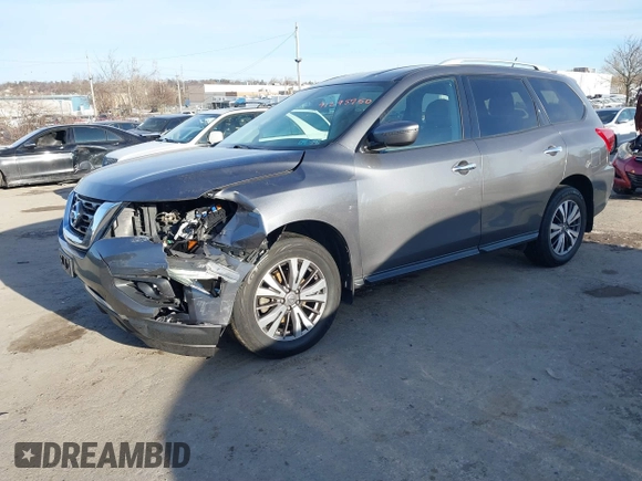 2017 Nissan Pathfinder SL with VIN 5N1DR2MM5HC909163, listed as a IAAI auction lot 41295750 with 72,617 mi miles. Bid and sale history available at carsss.com. Image 17.