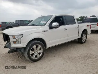 2015 Ford F-150 XL with VIN 1FTEW1CFXFFB33025, listed as a Copart auction lot 57898255 with 63,344 mi miles and Salvage title. Bid and sale history available at DreamBid. Image 1.