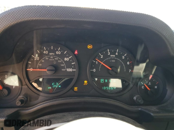 2008 Jeep Wrangler X with VIN 1J4FA24198L511622, listed as a Copart auction lot 48184475 with 169,664 mi miles and Salvage Title. Bid and sale history available at DreamBid. Image 9.