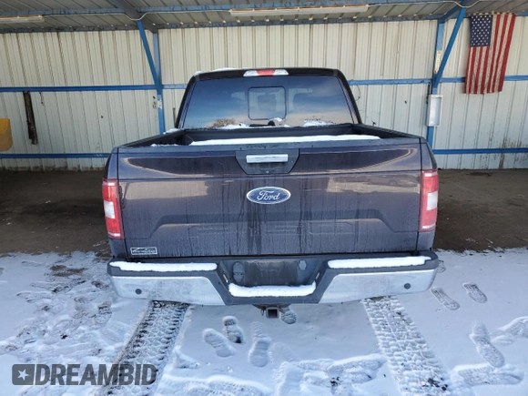 2019 Ford F-150 XL with VIN 1FTEW1E54KFA13347, listed as a Copart auction lot 88715395 with 86,679 mi miles and Salvage Title. Bid and sale history available at carsss.com. Image 6.
