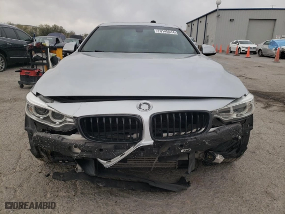 2016 BMW 4 Series 435i with VIN WBA4B1C51GG243226, listed as a Copart auction lot 79145514 with 107,845 mi miles and Salvage Title. Bid and sale history available at carsss.com. Image 5.