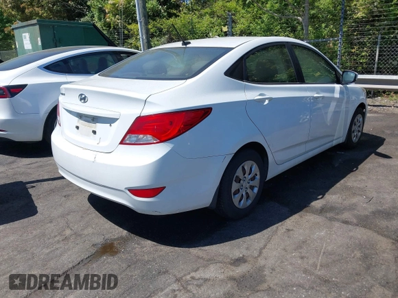 2016 Hyundai Accent SE with VIN KMHCT4AE4GU160709, listed as a IAAI auction lot 42069467 with 44,885 mi miles and . Bid and sale history available at DreamBid. Image 4.