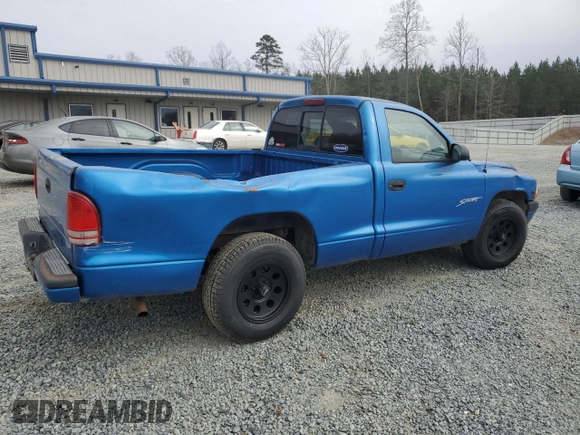 1998 Dodge Dakota SLT z VIN 1B7FL26X0WS745765, wystawiony jako Copart lot #48497125 z przebiegiem 174 162 mil mil oraz Szkoda całkowita • Salvage title. Historia ofert i sprzedaży dostępna na DreamBid. Obrazek 3.