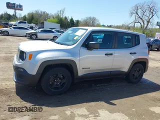 2017 Jeep Renegade Sport with VIN ZACCJAAB2HPE70133, listed as a IAAI auction lot 41938574 with 200,282 mi miles and . Bid and sale history available at DreamBid. Image 14.