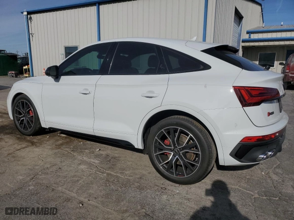 2023 Audi SQ5 Sportback Premium Plus with VIN WA124AFY3P2032515, listed as a Copart auction lot 84814574 with 17,901 mi miles and Salvage Title. Bid and sale history available at carsss.com. Image 2.