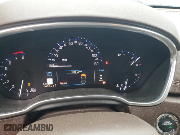 2013 Cadillac SRX Performance Collection with VIN 3GYFNHE33DS602428, listed as a Copart auction lot 55688555 with 143,504 mi miles and Salvage title. Bid and sale history available at DreamBid. Image 9.