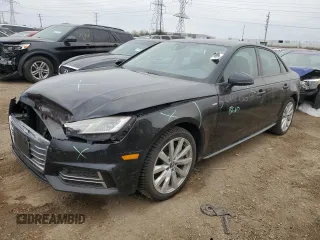 2018 Audi A4 Premium z VIN WAUDNAF42JA043217, wystawiony jako Copart lot #52722115 z przebiegiem 120 626 mil mil oraz Szkoda całkowita • Salvage title. Historia ofert i sprzedaży dostępna na DreamBid. Obrazek 1.