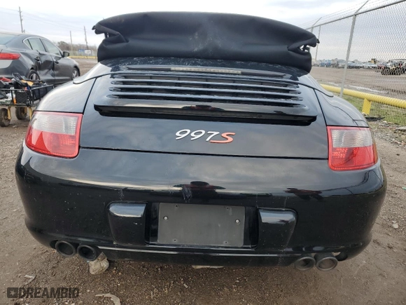 2007 Porsche 911 Carrera S with VIN WP0CB29937S775671, listed as a Copart auction lot 42246285 with 73,121 mi miles and Salvage Title. Bid and sale history available at carsss.com. Image 6.