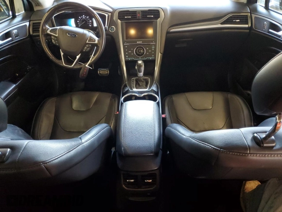2014 Ford Fusion Titanium with VIN 3FA6P0SU9ER266393, listed as a Copart auction lot 59842455 with 144,701 mi miles and Salvage title. Bid and sale history available at DreamBid. Image 8.