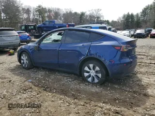 2024 Tesla Model Y Long Range with VIN 7SAYGDEE6RF036075, listed as a Copart auction lot 51275845 with Not Provided miles and Salvage Title. Bid and sale history available at DreamBid. Image 2.