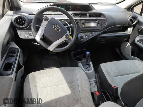 2012 Toyota Prius One with VIN JTDKDTB3XC1015531, listed as a Copart auction lot 54593835 with 186,487 mi miles and Salvage Title. Bid and sale history available at DreamBid. Image 8.