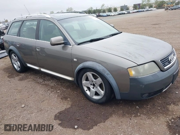 2003 Audi allroad A6 V8 with VIN WA1YD54B83N046581, listed as a IAAI auction lot 41885626 with 80,720 mi miles and . Bid and sale history available at DreamBid. Image 1.