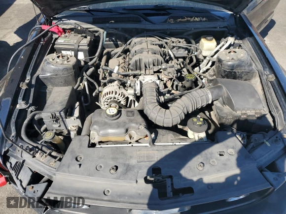 2008 Ford Mustang Deluxe with VIN 1ZVHT80N185141787, listed as a Copart auction lot 46249105 with 246,527 mi miles and Salvage title. Bid and sale history available at DreamBid. Image 11.