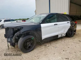 2021 Ford Police Interceptor Utility z VIN 1FM5K8AB4MGC31023, wystawiony jako Copart lot #56520245 z przebiegiem 67 787 mil mil oraz Szkoda całkowita • Salvage title. Historia ofert i sprzedaży dostępna na DreamBid. Obrazek 1.