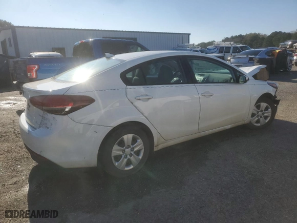 2017 Kia Forte LX with VIN 3KPFK4A74HE071065, listed as a Copart auction lot 86698254 with 55,628 mi miles and Salvage Title. Bid and sale history available at carsss.com. Image 3.