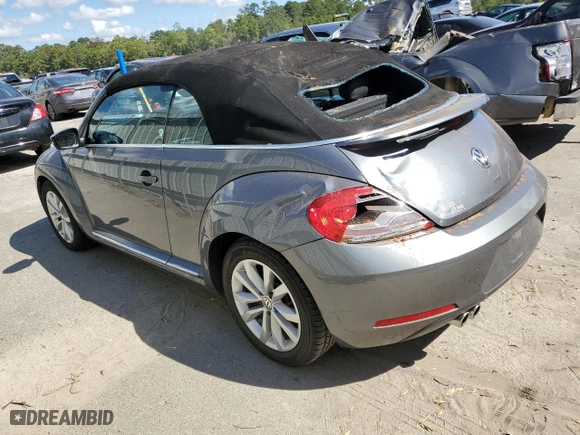 2013 Volkswagen Beetle Convertible 2.0L TDI w/Sound/Nav with VIN 3VW5L7AT2DM804279, listed as a Copart auction lot 74298124 with 55,693 mi miles and Salvage Title. Bid and sale history available at carsss.com. Image 2.