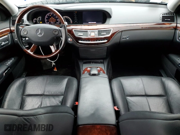 2007 Mercedes-Benz S 550 with VIN WDDNG71X37A082239, listed as a Copart auction lot 43157965 with 51,302 mi miles and Salvage Title. Bid and sale history available at DreamBid. Image 8.