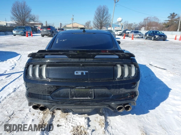 2021 Ford Mustang GT with VIN 1FA6P8CF3M5125450, listed as a IAAI auction lot 41632279 with 66,839 mi miles. Bid and sale history available at carsss.com. Image 16.