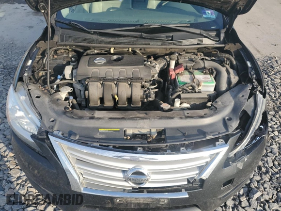 2013 Nissan Sentra S with VIN 3N1AB7AP8DL669194, listed as a Copart auction lot 54205345 with 127,444 mi miles and Salvage Title. Bid and sale history available at DreamBid. Image 11.