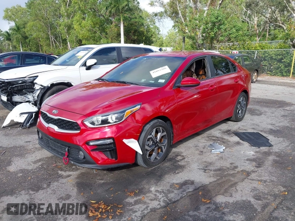 2019 Kia Forte LXS with VIN 3KPF24AD1KE066354, listed as a IAAI auction lot 41092366 with 51,280 mi miles and . Bid and sale history available at carsss.com. Image 2.