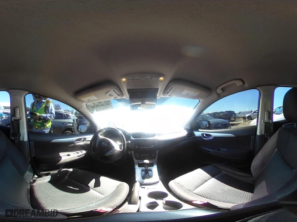 2015 Nissan Sentra S with VIN 3N1AB7AP6FY232073, listed as a IAAI auction lot 41667648 with 149,764 mi miles. Bid and sale history available at carsss.com. Image 18.