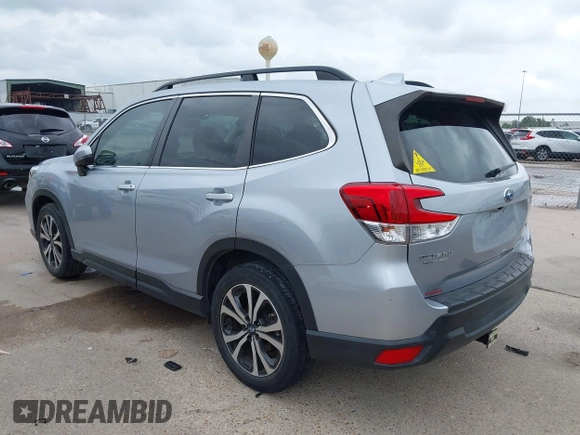 2020 Subaru Forester Limited with VIN JF2SKAUC6LH462339, listed as a IAAI auction lot 42201109 with 50,648 mi miles and . Bid and sale history available at DreamBid. Image 3.