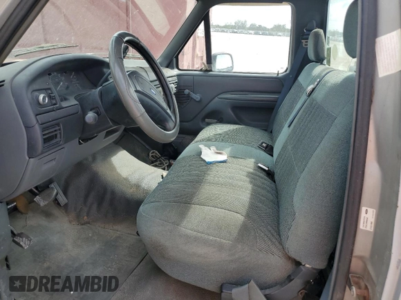 1992 Ford F-150 with VIN 1FTDF15Y2NLB00580, listed as a Copart auction lot 76871004 with 0 mi miles and Salvage Title. Bid and sale history available at carsss.com. Image 7.