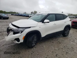 2023 Kia Seltos LX with VIN KNDEPCAA5P7439917, listed as a Copart auction lot 56175165 with 23,698 mi miles and Salvage title. Bid and sale history available at DreamBid. Image 1.
