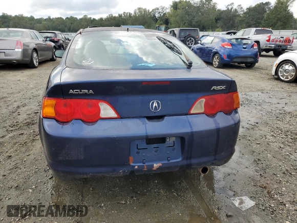 2003 Acura RSX with VIN JH4DC548X3C013829, listed as a Copart auction lot 60637474 with 247,358 mi miles and Salvage Title. Bid and sale history available at carsss.com. Image 6.