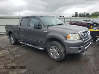 2007 Ford F-150 XLT with VIN 1FTPW14577FB17770, listed as a Copart auction lot 58917245 with 93,133 mi miles and Salvage title. Bid and sale history available at DreamBid. Image 4.