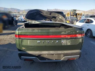 2022 Rivian R1T Adventure Package with VIN 7FCTGAAA5NN007049, listed as a Copart auction lot 74857974 with 27,481 mi miles and Salvage Title. Bid and sale history available at carsss.com. Image 6.