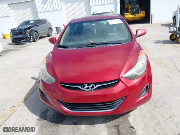 2012 Hyundai Elantra GLS with VIN KMHDH4AE8CU466814, listed as a IAAI auction lot 41933252 with 134,640 mi miles. Bid and sale history available at carsss.com. Image 12.