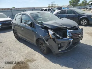 2024 Mitsubishi Mirage Black Edition with VIN ML32AWHJ5RH003144, listed as a Copart auction lot 63340375 with 80,712 mi miles and Salvage title. Bid and sale history available at DreamBid. Image 4.