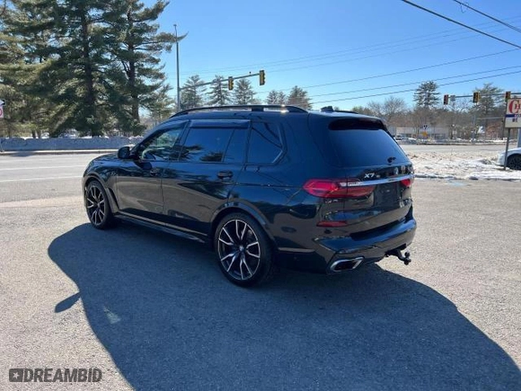 2019 BMW X7 xDrive50i with VIN 5UXCX4C53KLB39548, listed as a Copart auction lot 54152375 with 159,191 mi miles and Clean Title. Bid and sale history available at carsss.com. Image 3.