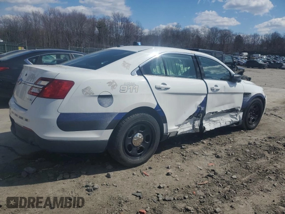 2014 Ford Police Interceptor with VIN 1FAHP2MK2EG148340, listed as a Copart auction lot 50570275 with 55,471 mi miles and Salvage title. Bid and sale history available at DreamBid. Image 3.