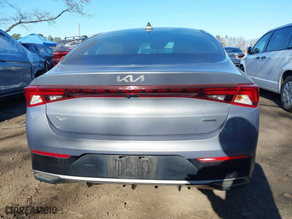 2022 Kia K5 LXS with VIN 5XXG14J20NG153227, listed as a IAAI auction lot 42041346 with 46,774 mi miles. Bid and sale history available at carsss.com. Image 16.