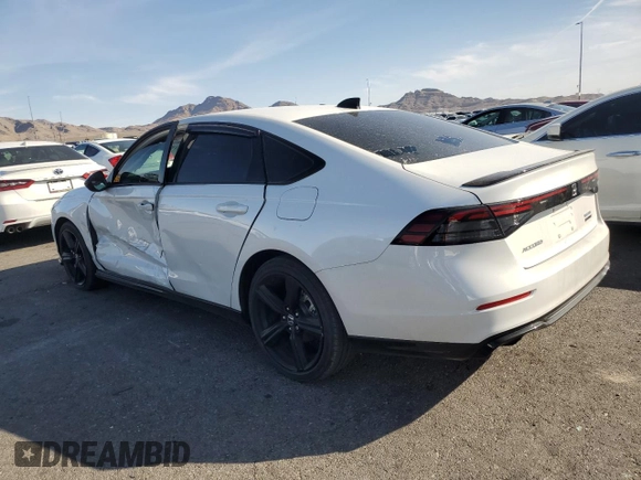 2023 Honda Accord Sport-L с VIN 1HGCY2F76PA047013, выставлен на аукционе Copart как лот 52135595 с пробегом 29 016 миль миль и Списание • Salvage title. История ставок и продаж доступна на DreamBid. Изображение 2.