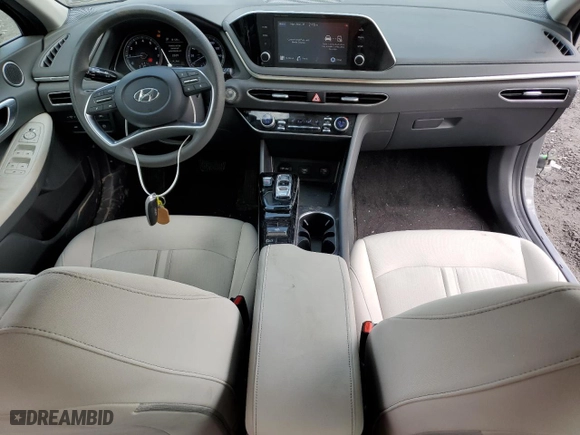 2022 Hyundai Sonata SEL with VIN KMHL64JA5NA177909, listed as a Copart auction lot 51089585 with 24,010 mi miles and Salvage Title. Bid and sale history available at carsss.com. Image 8.