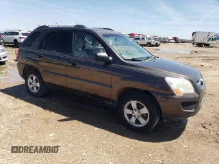 2009 Kia Sportage LX with VIN KNDJF724697568334, listed as a Copart auction lot 54056605 with 252,049 mi miles and Clean Title. Bid and sale history available at carsss.com. Image 4.