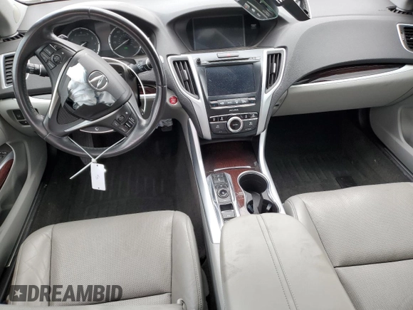 2017 Acura TLX V6 w/Technology Pkg with VIN 19UUB2F52HA001409, listed as a Copart auction lot 53571115 with 66,361 mi miles and Salvage title. Bid and sale history available at DreamBid. Image 8.