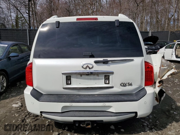 2005 Infiniti QX56 with VIN 5N3AA08C95N813088, listed as a Copart auction lot 45270084 with 300,536 mi miles and Salvage Title. Bid and sale history available at carsss.com. Image 6.