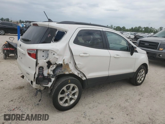 2020 Ford EcoSport SE with VIN MAJ6S3GL3LC313669, listed as a Copart auction lot 53001735 with 66,316 mi miles and Salvage Title. Bid and sale history available at carsss.com. Image 3.